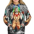 thumbnail image 1 of Harley Quinn Sweatshirt For Womens Fashion Hoodies Pullover Athletic Daily Hoody Hooded Clothing Gift Large, 1 of 7