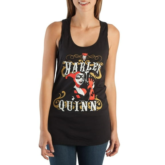Harley Quinn Tank Top DC Comics Shirt Harley Quinn Apparel DC Comics Tank Top-Medium