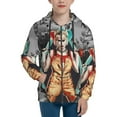 thumbnail image 1 of Harley Quinn Teenager Hoodies Shirt Zipper Sweatshirts Hooded Hoody Clothes Coat For Boys Girls, 1 of 7