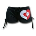 thumbnail image 1 of Harley Quinn Women's Mesh Shorts-Medium, 1 of 7