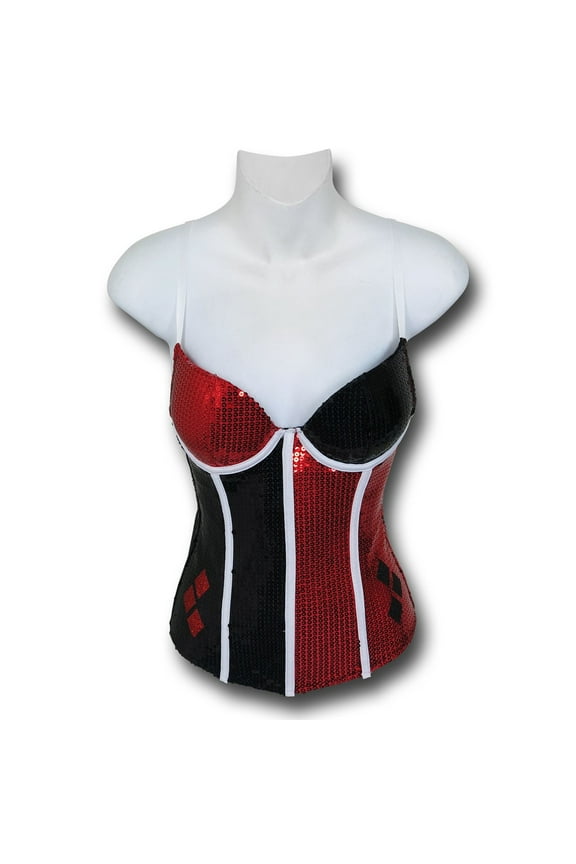 Women's Sequin Corset-XLarge