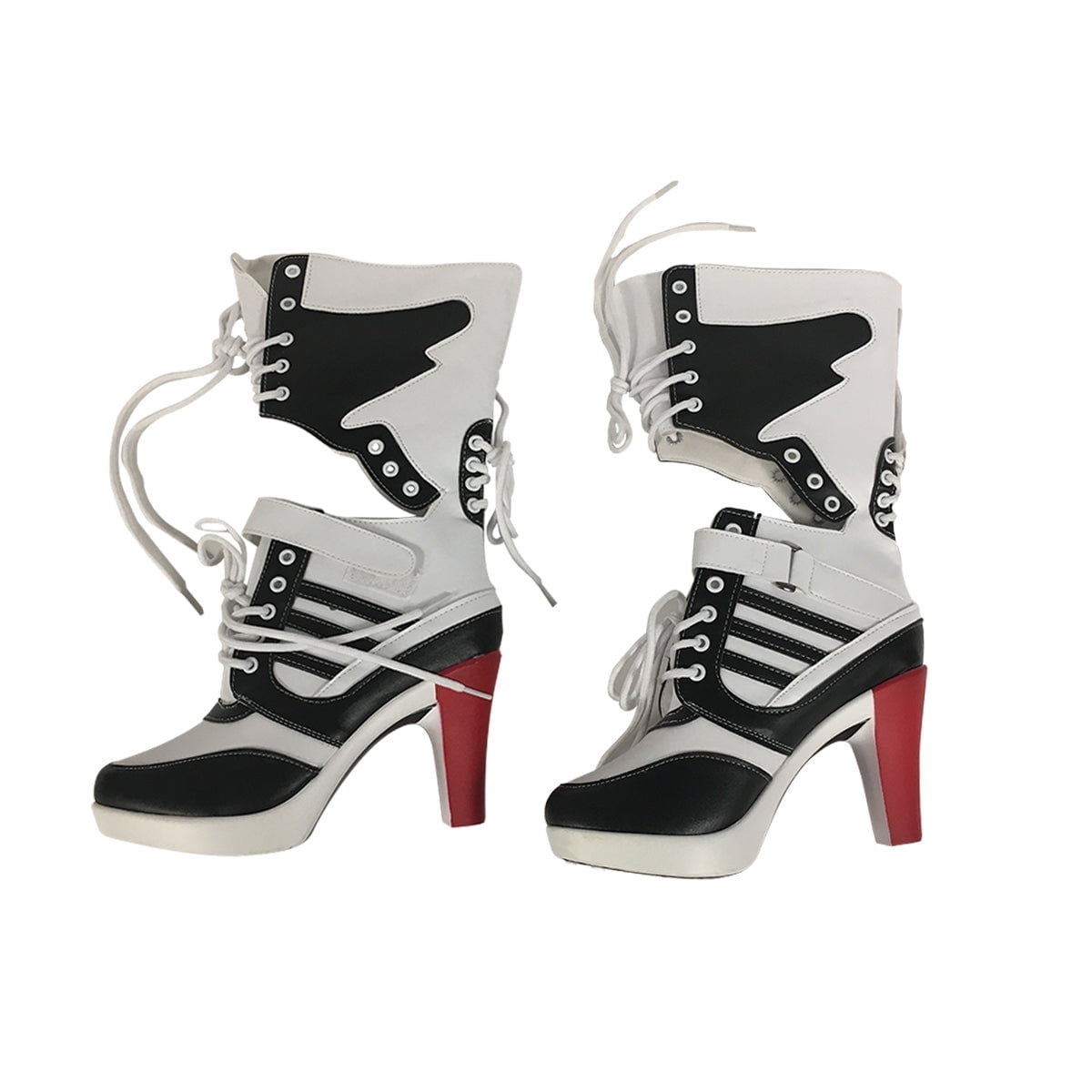 Harley Quinn Halloween Costume Boots, Suicide Squad Cosplay High
