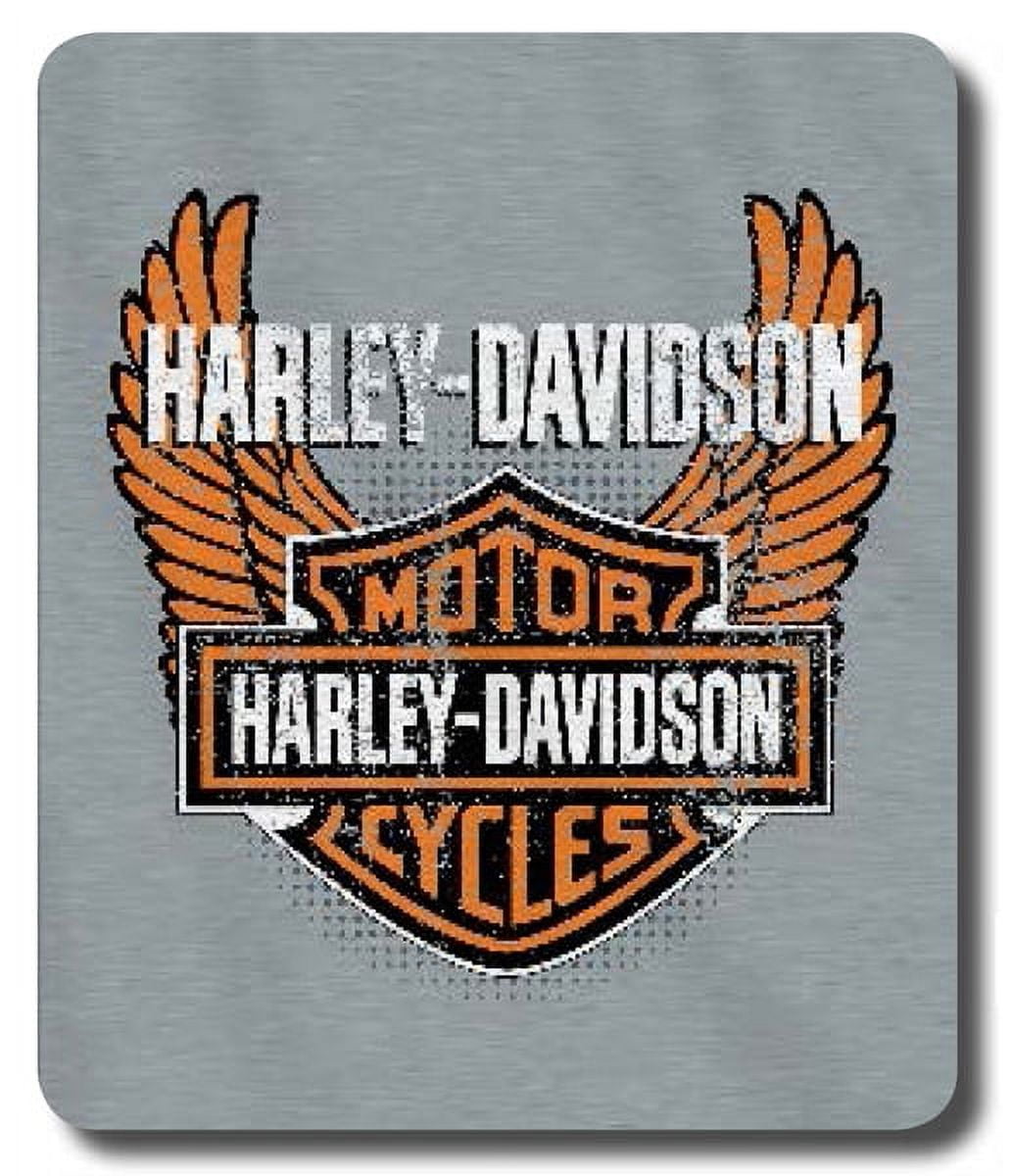 Harley-davidson Blanket - 50x60 Sweatshirt - Biker Badge Des