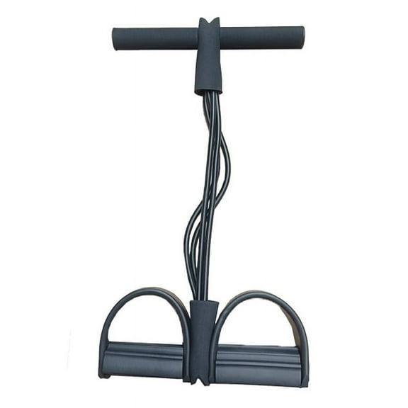 Harlier 21 Fitness Resistance Bands - 4 Tube Pedal Ankle Puller - Sit up Leg Stretch Rope Exercise Bands with Handles, Stretching Workout Fitness Bands for Arm Weights Exercise Equipment