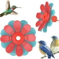 thumbnail image 1 of Harlier 30 PCS Hummingbird Feeders Replacement Flowers, Hanging Bird Feeding Ports Replacement Decorative Flower for Hummingbird Feeder, Red and Blue Hummingbird Feeder Parts, 1 of 5