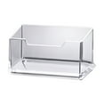 thumbnail image 1 of Harlier Acrylic Business Card Display Holder for Desk, Clear Multiple Desktop Business Card Stand Organizer Storage for Exhibition, Home, Office, 1 Pocket, 60 Cards Capacity, 1 of 7