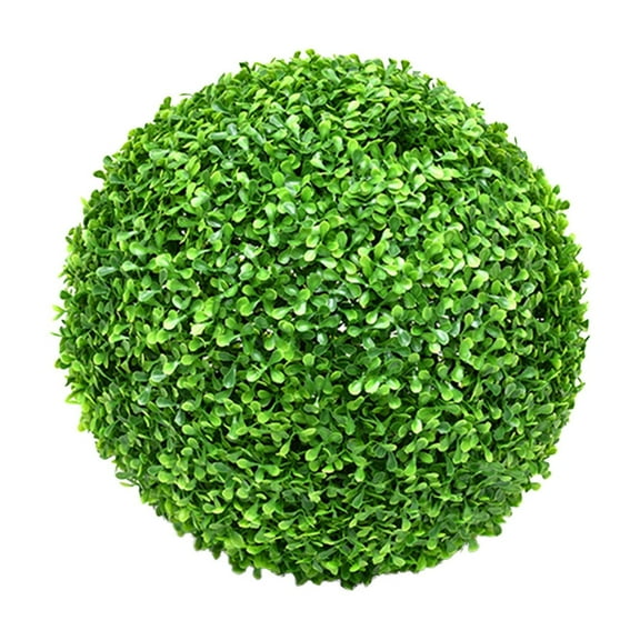 Harlier Artificial Plant Topiary Ball, 11.0 Inch 3 Layers Milan Grass Ball for Home Garden Wedding Party Decoration, Environmental UV Protected Faux Boxwood Decorative Ball