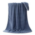 thumbnail image 1 of Harlier Bath Towels, Extra Absorbent & Quick Drying Towels for Bathroom, Fibre Large Bath Towel, Super Soft Multipurpose Use for Fitness, Spa, Sports, Yoga Towel (Navy, 55.1 x 27.5In), 1 of 4