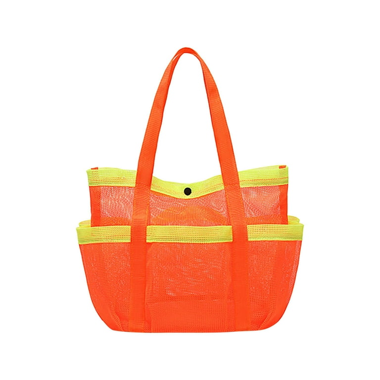ビーチ ハグ トートバッグ BEACH XO TOTE Harlier Beach Mesh Bag with Divided Pocket, Sandproof Beach