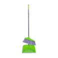 thumbnail image 1 of Harlier Broom and Dustpan Set, Large Brooms and Dust Pans with 29'' Long Handle, Upright Broom and Dustpan Comb for Lobby Dog Cat Pets Hair Home Use and Kitchen Cleaning - Green, 1 of 9