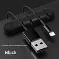 thumbnail image 1 of Harlier Cable Holder Clips, Cable Management Cord Organizer, USB Charging Clips Silicone Self Adhesive Wire Holders for Office Home Desktop USB Charging Cable Power Cord Mouse Cable, 1 of 9