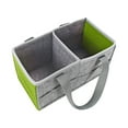 thumbnail image 1 of Harlier Carrying Case for Starter Set, Large Felt Cloth Portable Organizer Case, Travel Storage Carrying Bag with Handle for Audio Player and Figures, Outdoor Hand Bag (Green), 1 of 6