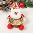 thumbnail image 1 of Harlier Christmas Candy Storage Basket, Santa Claus Snowman Candy Woven Holder Basket, Christmas Candy Bowl Dish Decoration for Kids Holiday Table Desk Decor (Santa Claus), 1 of 7