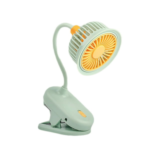 Harlier Clip on Fan, Usb Rechargeable Quiet Personal Desk Fan, Baby Stroller Fan Flexible Neck Great for Beach Car Camping Dorm Bed Office