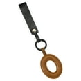 thumbnail image 1 of Harlier Colorful Initial Letter Keychain for Women, PU leather Initial Letter Keyring Keychain Accessories Purse Handbags Charm (Letter O), 1 of 9