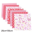 thumbnail image 1 of Harlier Cotton Craft Fabric, 7PCS 9.8 * 9.8 Inch Cotton Fabric, Sewing Patchwork Squares DIY Floral Dots Assorted Pre-Cut Bedding Kit Quarters Bundle for Quilting Sewing Patchwork, 1 of 6