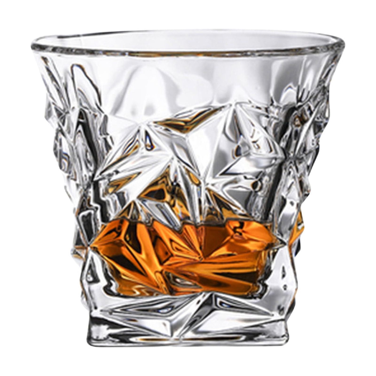 Harlier Crystal Bourbon Whiskey Glasses Gift, Heavy Freezable Old