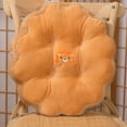 thumbnail image 1 of Harlier Cute Flower Pillow Plush Floor Pillow, Cartoon Thick Plush Office Chair Sitting Tatami Flower Cushion, Plush Flower Pillow Floor Butt Cushion for Home Decor (15*15 Inch, Yellow), 1 of 8