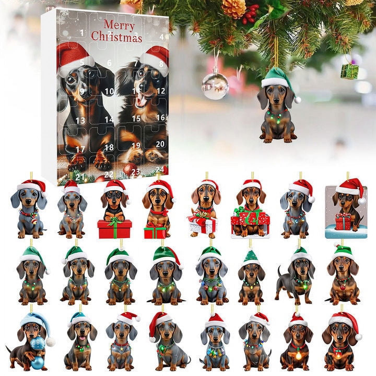 Harlier Dachshunds Christmas Advent Calendar 2024, Dog Advent Calendar