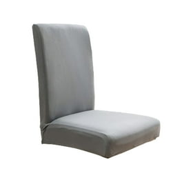 Unique Bargains Stretch Geometric Dining Chair Seat Cover Light Gray M Walmart