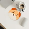 thumbnail image 1 of Harlier Funny Dog Coasters for Drinks, Cute Cat Silicone Small Coasters for Coffee Table Dinning Room Desk Decorations, Non Slip Hot Pads for Beverage Drink Tea Home Gift Idea, 1 of 6