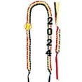 thumbnail image 1 of Harlier Graduation Leis Class of 2024 Decorations, Handmade Double Braided Necklace Ribbon Leis with Bracelet for Him Her, High School College Congrats Grad Gifts Party Supplies (Red & Gold), 1 of 6