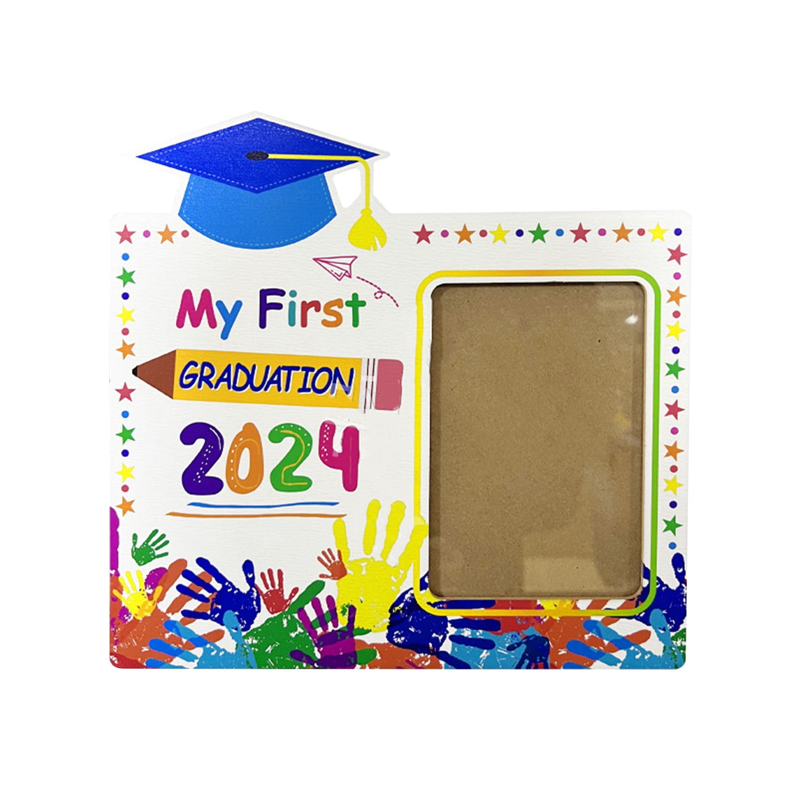 Harlier Graduation Picture Frames, Class of 2024 Graduation Wooden