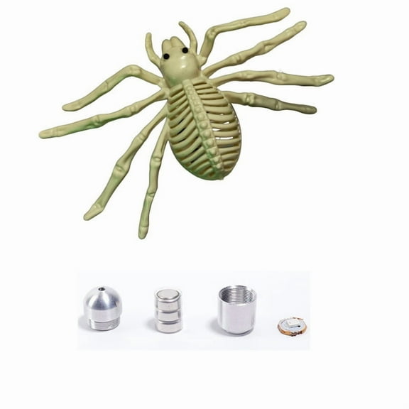 Harlier Halloween Skeleton Spider Decoration, Horror Skeleton Skeleton,Creepy Haunted House Prop, Party Tabletop Decor (9x6in)