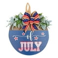 thumbnail image 1 of Harlier Happy 4th of July Patriotic Door Decorations, Independence Day Door Sign Patriotic Wreaths for Front Door, Memorial Day Decor Outdoor Wall Art for Porch Wall Window Decor, 1 of 6