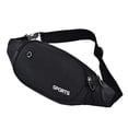 thumbnail image 1 of Harlier Large Crossbody Fanny Pack with 2-Zipper Pockets, Gifts for Enjoy Sports Festival Workout Traveling Running Casual Hands-Free Wallets Waist Pack Phone Bag Fits All Phones (Black), 1 of 9