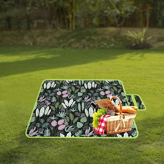 Harlier Large Picnic Blanket, Waterproof Sandproof Beach Mat Outdoor Picnic Blankets Portable Handy Mat, Family Picnic Mat Sand Free Compact Foldable For Sand, Grass, Camping Hiking