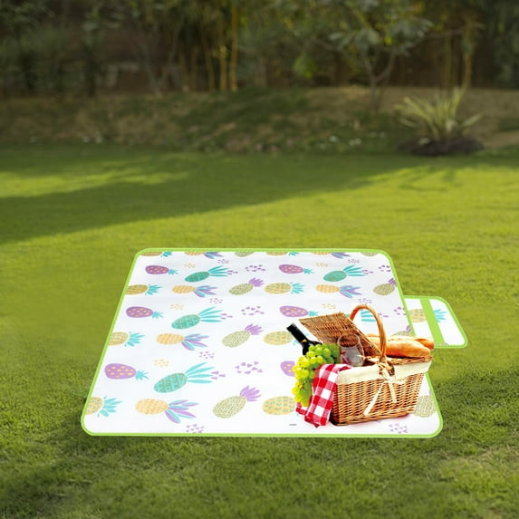 Harlier Large Picnic Blanket, Waterproof Sandproof Beach Mat Outdoor Picnic Blankets Portable Handy Mat, Family Picnic Mat Sand Free Compact Foldable For Sand, Grass, Camping Hiking