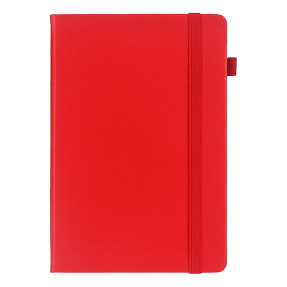Harlier Lined Journal Notebook, 8.5" x 5.8" Large A5 College Ruled Notebook, 100 Pages Thick Paper, Hardcover Vegan Leather Journal for Women Men School Office, Red