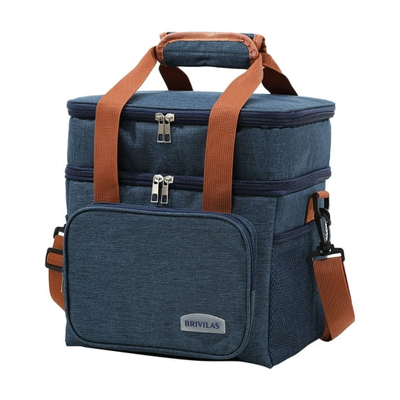 Harlier Lunch Bag for Women/Men, Insulated Lunch Box Soft Cooler Cooling Tote, Small Lunch bag for work, Adult Lunch Box, Reusable Leakproof Lunch Bag with Adjustable Shoulder Strap