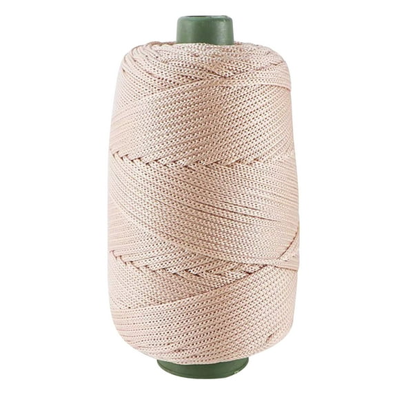 Harlier Mercerized Cotton Yarn for Crocheting, Ice Linen Silk Hand Knitting Light Body Yarn, Polyester Hollow Yarn for DIY Cool Hat, Shoes, Bags, Cushions, Cell Phone Bags (200g)