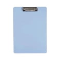 thumbnail image 1 of Harlier Metal Clipboard Heavy Duty Aluminum Clipboards, 8.7x12.2 Inch Metal Clip Board with Low Profile Clip A5 Letter Size Document Holder for Office School Medical Laboratory (Light Blue), 1 of 8