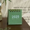 Harlier Mini Desktop Calendar, Jul 2024 to Dec 2025 Small Standing