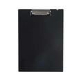 thumbnail image 1 of Harlier Plastic Clipboard, Clipboards with Low Profile Clip, Standard A4 Letter Size Clipboard for Office, Nurses, Students, and Women, Size 12.4 ×9 Inch, Black, 1 of 8