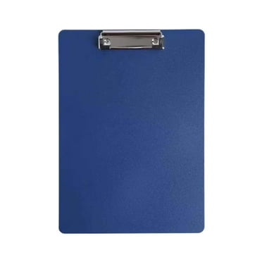 Harlier Plastic Clipboard, Clipboards with Low Profile Clip, Standard A4 Letter Size Clipboard for Office, Nurses, Students, and Women, Size 12.4 ×9 Inch, Blue
