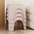 thumbnail image 1 of Harlier Plastic Step Stool, Small Portable Step Stool, Thickened Single Foot Stool, Multifunctional Seat Stool Sturdy and Lightweight Ideal for Living Room Bathroom Kitchen (Pink), 1 of 7