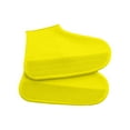 thumbnail image 1 of Harlier Silicone Waterproof Shoe Covers, Reusable Foldable Not-Slip Rain Shoe Covers with Zipper, Non-Slip Shoe Protectors Overshoes Rain Galoshes for Kids Men and Women (Yellow), 1 of 9