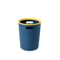 thumbnail image 1 of Harlier Small Trash Can Plastic Wastebasket, 1.5 Gallon Round Garbage Container Bin with Handles for Bathroom, Bedroom, Kitchen, College Dorm, Office, Craft Room - Blue, 1 of 6