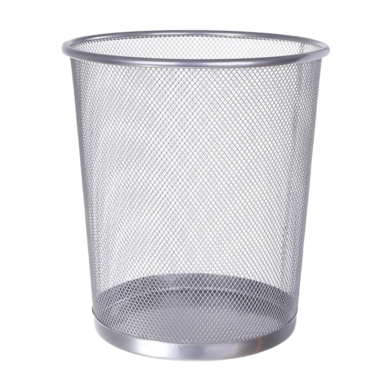 Harlier Small Trash Cans for Home or Office, 4.5 Gallon White Mesh ...