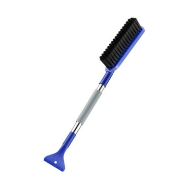 Harlier Snow Brush and Ice Scraper for Car Windshield, 24.4" Window Scraper Deicer for Car SUV and Truck, Ice Scrapers and Brushes, 2 in 1 Winter Car Automotive Exterior Accessories (Blue)