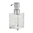 thumbnail image 1 of Harlier Soap Dispenser, 12 Oz Clear Water Ripple Design Glass Refillable Hand Soap Dispensers with Electroplated Rust Proof Pump, Lotion Dispensers for Kitchen, Bathroom, 1 of 8