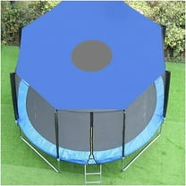 Harlier Trampoline Shade Cover, 8ft 10ft 12ft 14ft 16ft Sun-Protection Trampolines Canopy, Easy to Install, Anti-UV Trampolines Sunshade Accessories for Outdoor Backyard Playground