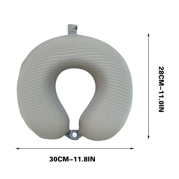 Harlier Travel Pillow, Ice Silk Memory Foam U Shaped Neck Pillow, Super Lightweight Portable Headrest Great for Airplane Chair, Car, Home, Office, Sleeping Rest Cushion