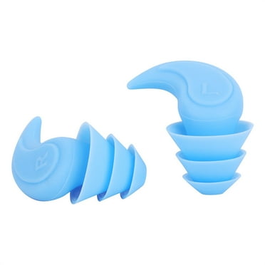 Harlier Waterproof Swimming Ear Plugs for Adults, Reusable Soft Silicone Swim Earplugs for Surfing, Diving, Pool, Showering and Other Water Sports, Keep Water Out and Ear Protection