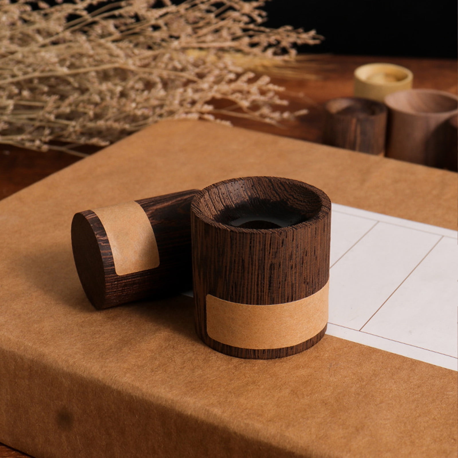 Harlier Wooden Essential Oil Diffuser – Walnut Wood Aromatherapy ...