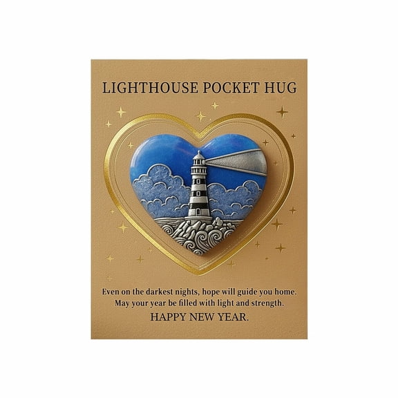 Harlik 2026 New Year Pocket Hug Keepsake, Inspirational Memorial Token of Strength And Love for Friends And Family, Small Thoughtful Gift for Coworkers, Motivational Keepsake Card